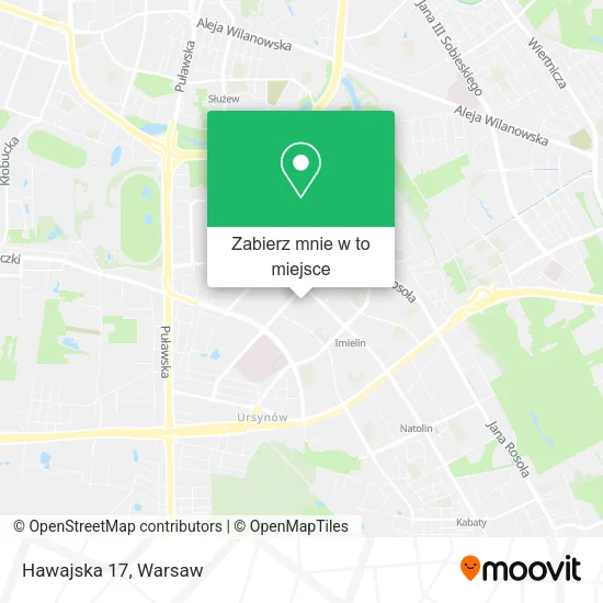 Mapa Hawajska 17