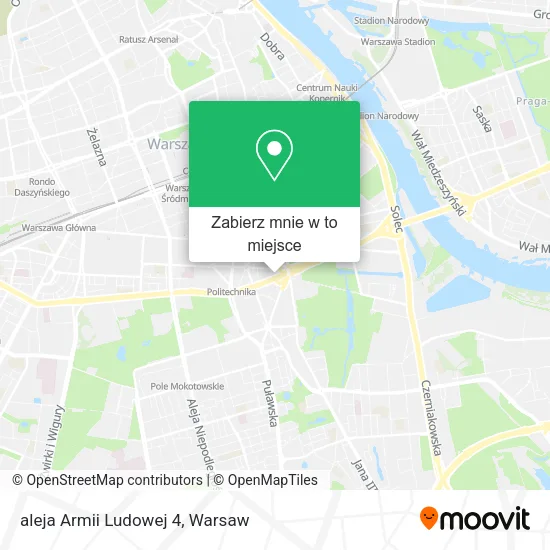 Mapa aleja Armii Ludowej 4