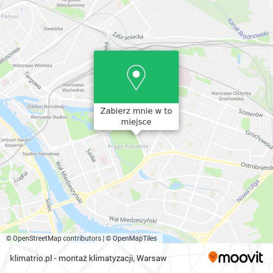 Mapa klimatrio.pl - montaż klimatyzacji