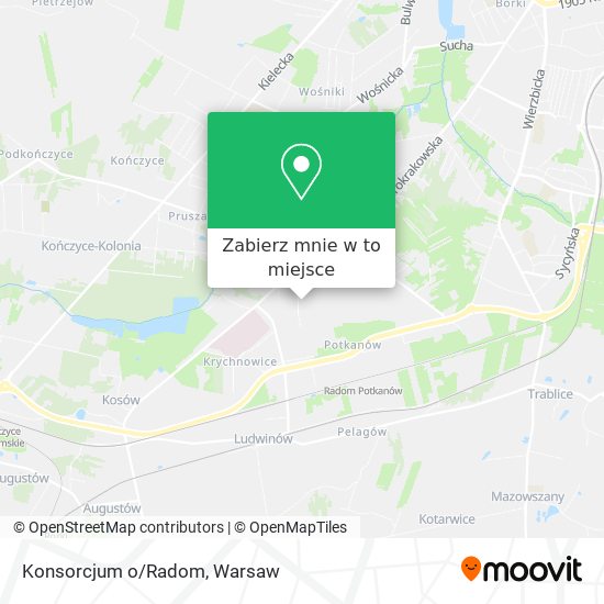 Mapa Konsorcjum o/Radom