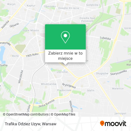 Mapa Trafika Odziez Uzyw