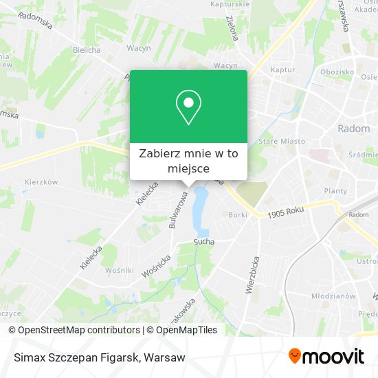 Mapa Simax Szczepan Figarsk