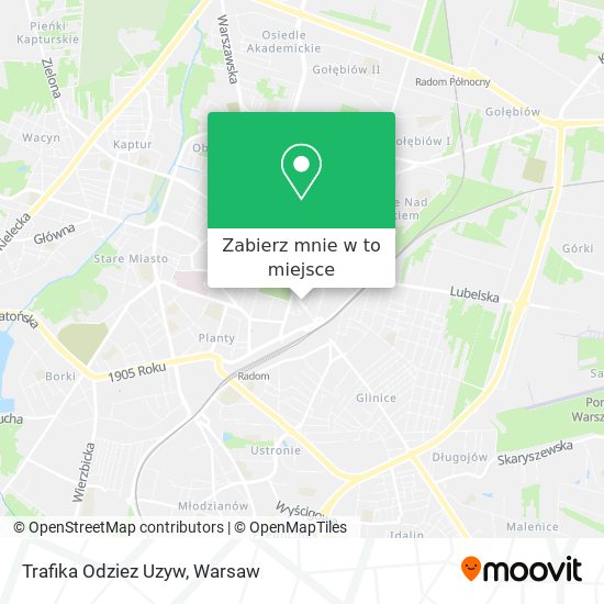 Mapa Trafika Odziez Uzyw