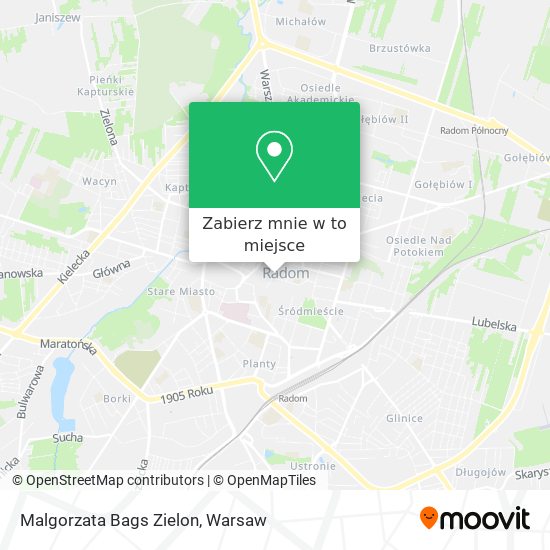 Mapa Malgorzata Bags Zielon