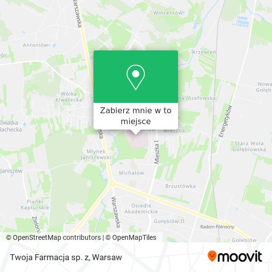 Mapa Twoja Farmacja sp. z