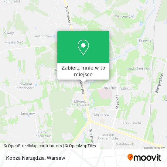 Mapa Kobza Narzędzia