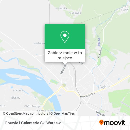 Mapa Obuwie i Galanteria Sk