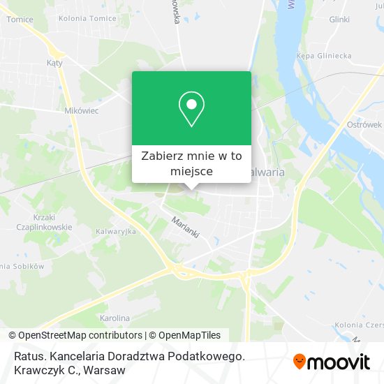 Mapa Ratus. Kancelaria Doradztwa Podatkowego. Krawczyk C.