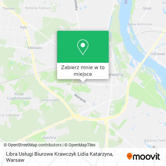 Mapa Libra Usługi Biurowe Krawczyk Lidia Katarzyna