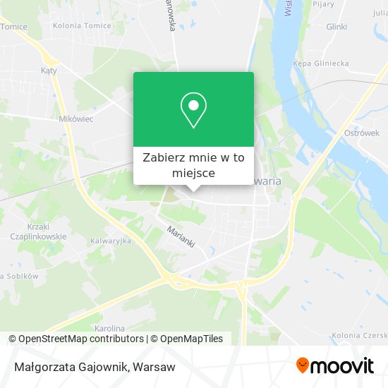 Mapa Małgorzata Gajownik