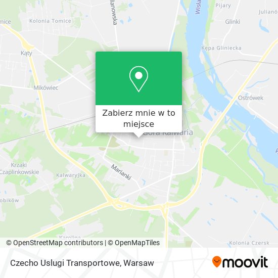 Mapa Czecho Uslugi Transportowe