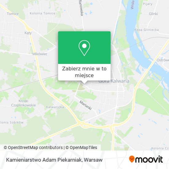 Mapa Kamieniarstwo Adam Piekarniak