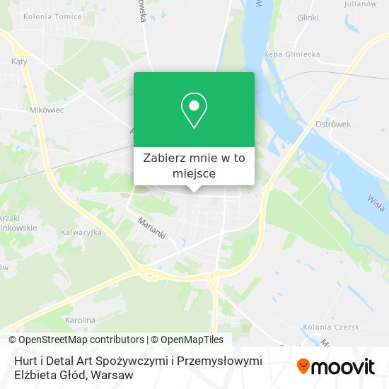 Mapa Hurt i Detal Art Spożywczymi i Przemysłowymi Elżbieta Głód