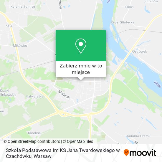 Mapa Szkoła Podstawowa Im KS Jana Twardowskiego w Czachówku