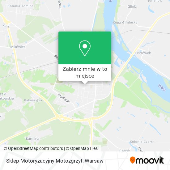 Mapa Sklep Motoryzacyjny Motozgrzyt