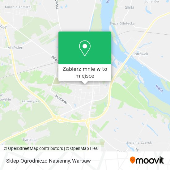 Mapa Sklep Ogrodniczo Nasienny