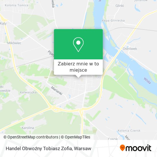 Mapa Handel Obwoźny Tobiasz Zofia