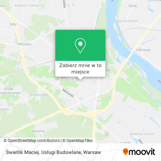 Mapa Świetlik Maciej. Usługi Budowlane