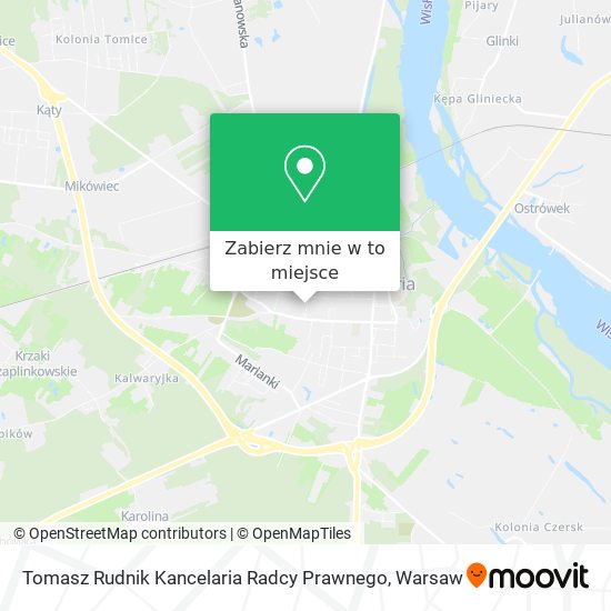 Mapa Tomasz Rudnik Kancelaria Radcy Prawnego