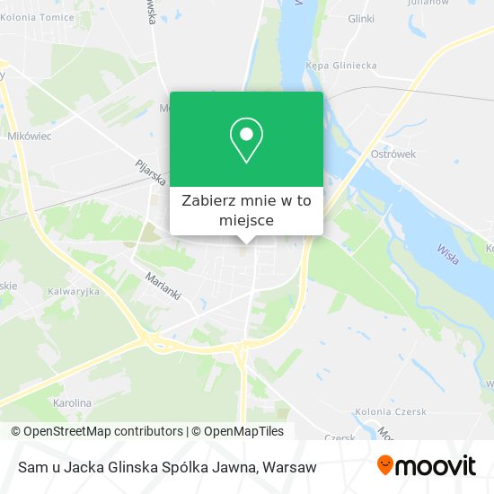 Mapa Sam u Jacka Glinska Spólka Jawna