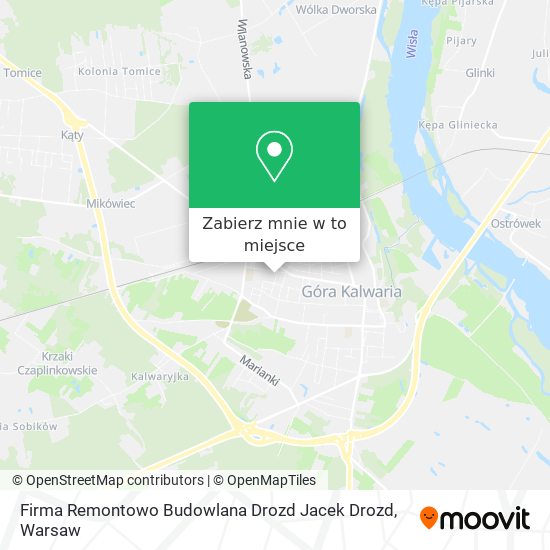 Mapa Firma Remontowo Budowlana Drozd Jacek Drozd