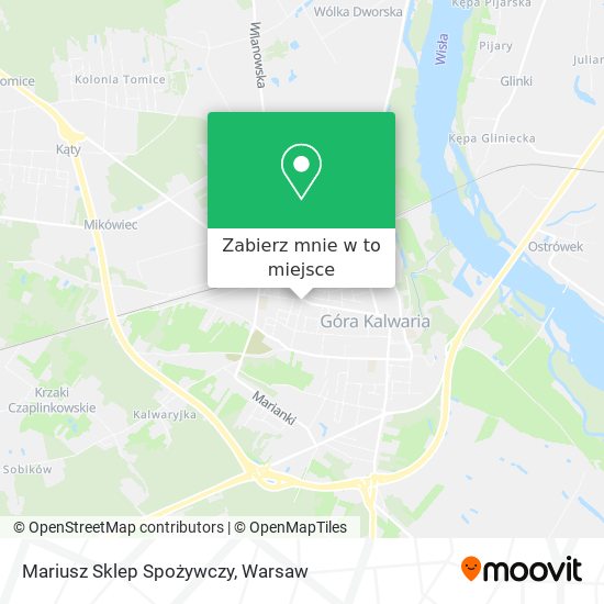 Mapa Mariusz Sklep Spożywczy