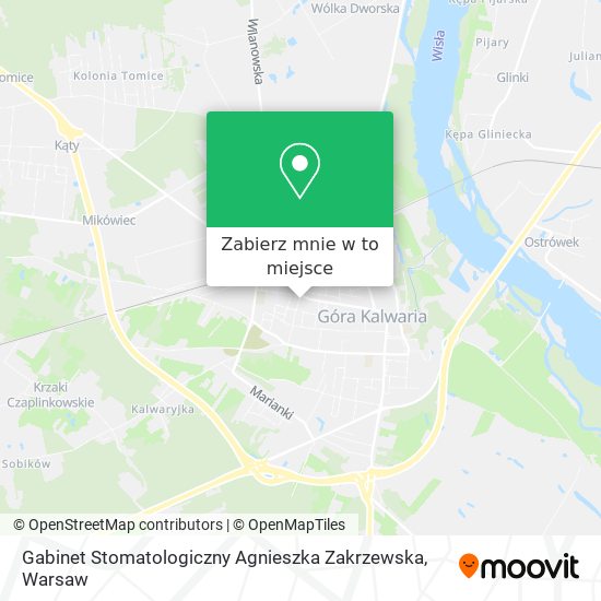 Mapa Gabinet Stomatologiczny Agnieszka Zakrzewska