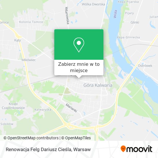 Mapa Renowacja Felg Dariusz Cieśla