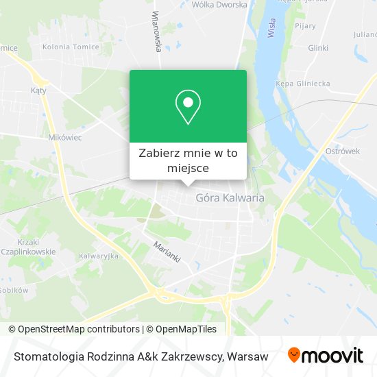 Mapa Stomatologia Rodzinna A&k Zakrzewscy