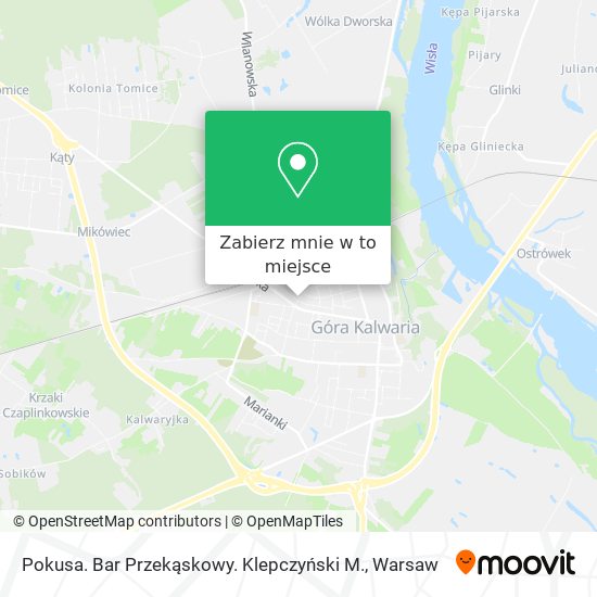 Mapa Pokusa. Bar Przekąskowy. Klepczyński M.