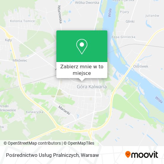 Mapa Pośrednictwo Usług Pralniczych