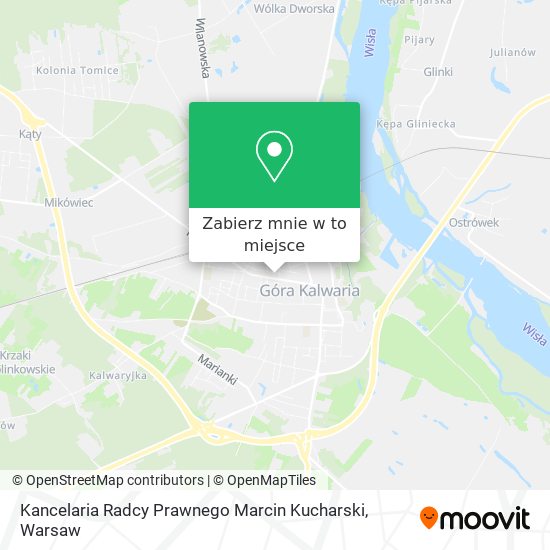 Mapa Kancelaria Radcy Prawnego Marcin Kucharski