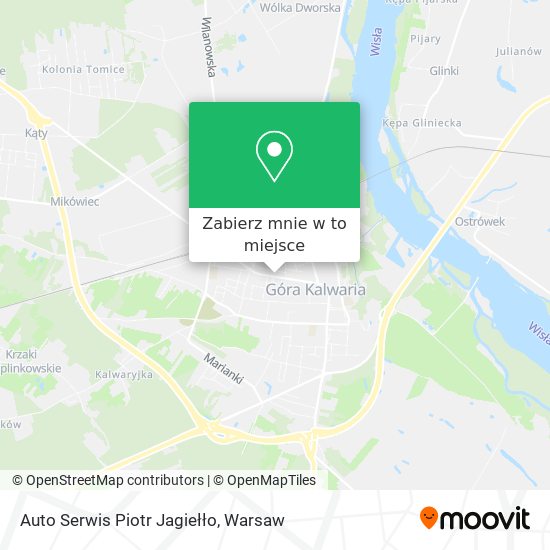 Mapa Auto Serwis Piotr Jagiełło