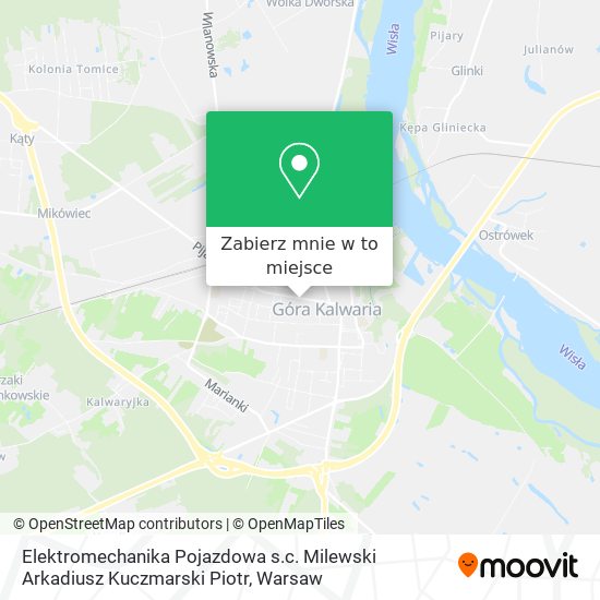 Mapa Elektromechanika Pojazdowa s.c. Milewski Arkadiusz Kuczmarski Piotr