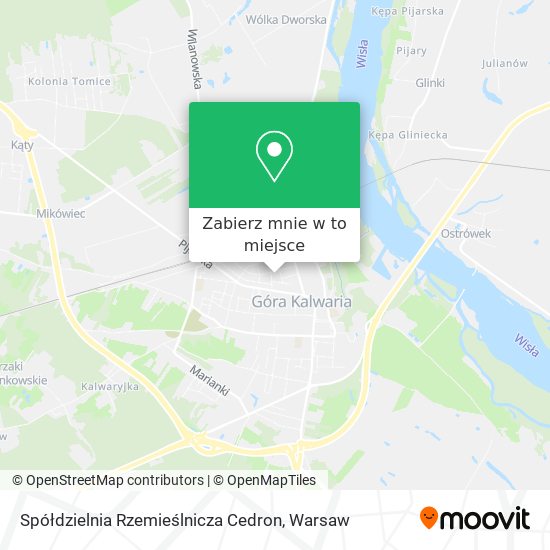 Mapa Spółdzielnia Rzemieślnicza Cedron