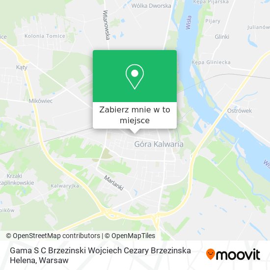 Mapa Gama S C Brzezinski Wojciech Cezary Brzezinska Helena