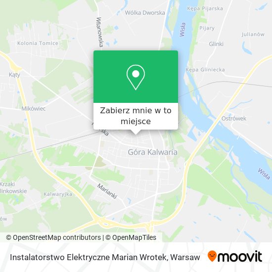 Mapa Instalatorstwo Elektryczne Marian Wrotek