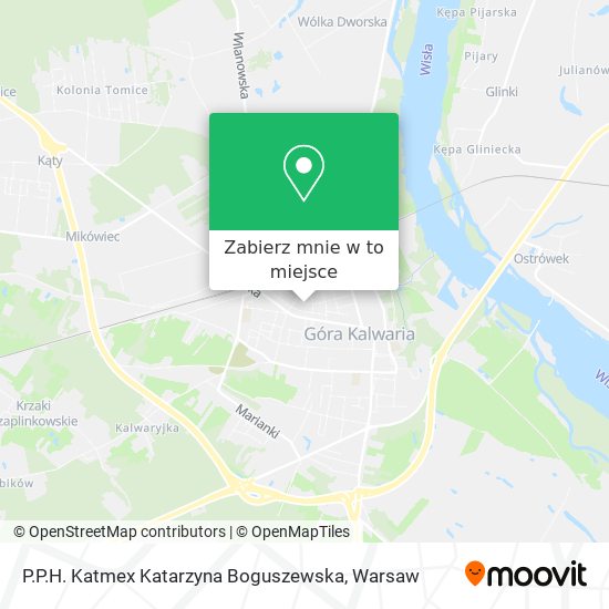 Mapa P.P.H. Katmex Katarzyna Boguszewska