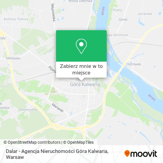 Mapa Dalar - Agencja Nieruchomości Góra Kalwaria