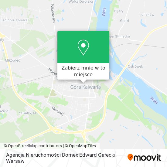 Mapa Agencja Nieruchomości Domex Edward Gałecki