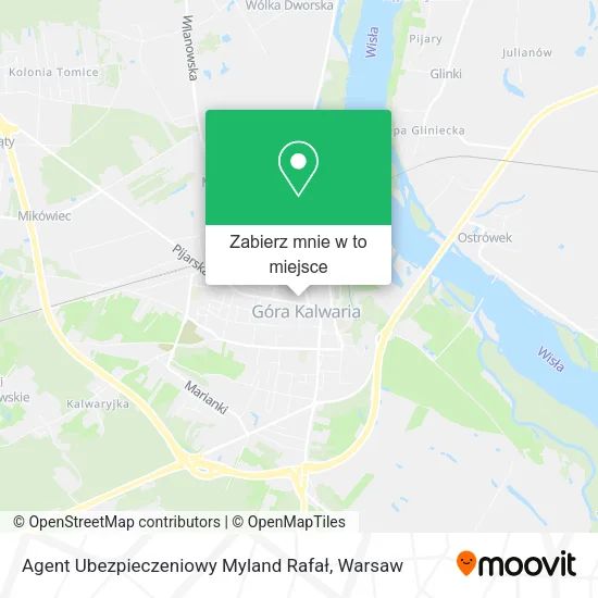Mapa Agent Ubezpieczeniowy Myland Rafał