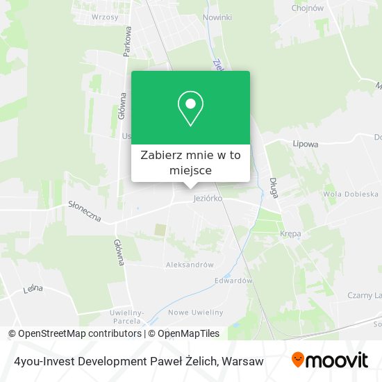 Mapa 4you-Invest Development Paweł Żelich