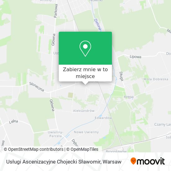 Mapa Usługi Ascenizacyjne Chojecki Sławomir