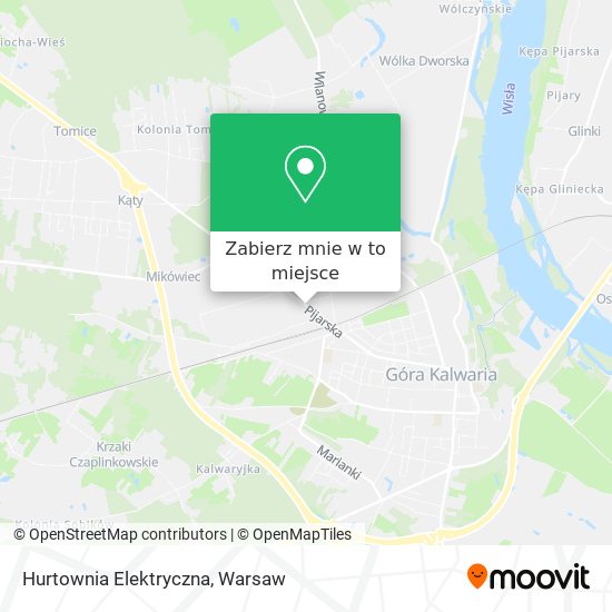 Mapa Hurtownia Elektryczna