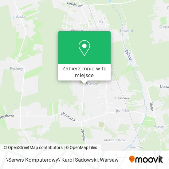 Mapa \Serwis Komputerowy\ Karol Sadowski