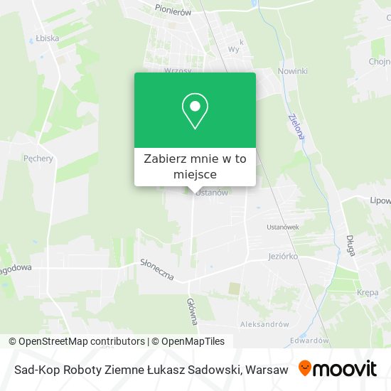 Mapa Sad-Kop Roboty Ziemne Łukasz Sadowski