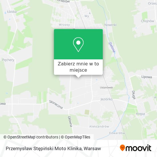 Mapa Przemysław Stępiński Moto Klinika