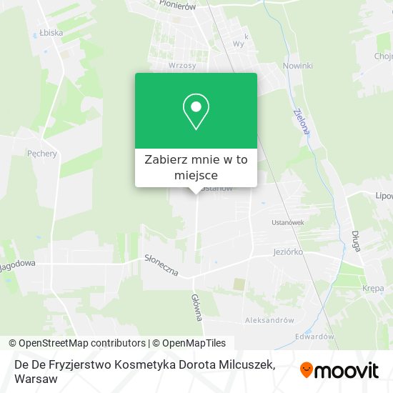 Mapa De De Fryzjerstwo Kosmetyka Dorota Milcuszek