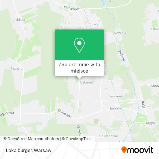 Mapa Lokalburger