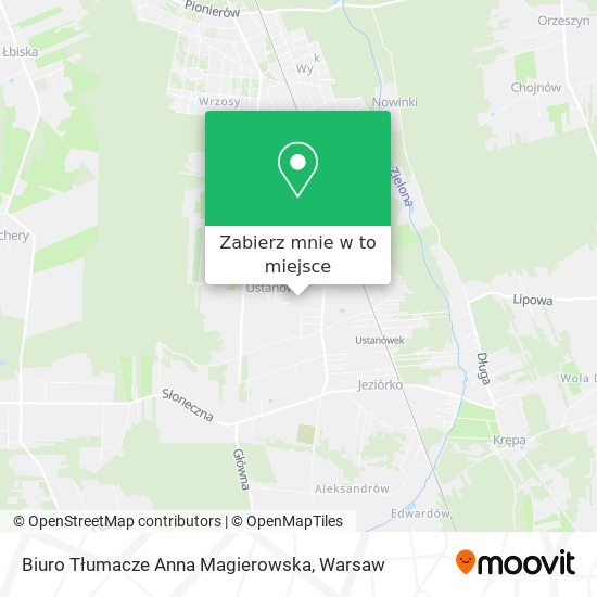 Mapa Biuro Tłumacze Anna Magierowska